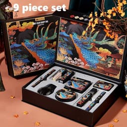 image-Elk Makeup Nine-piece Set Makeup Powder Air Cushion BB Cream Lipstick Affordable Makeup Set