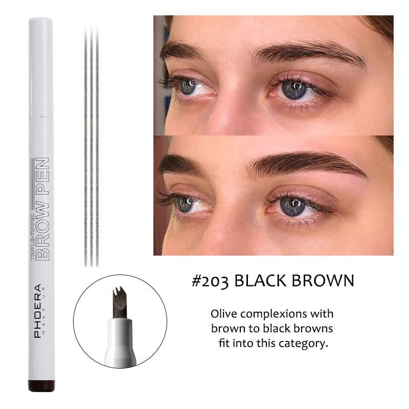 image-Creative Makeup Three Comb Eyebrow Pencil