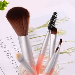 image-Set Of 6 Loose Powder Blush Eye Shadow Brush Stick
