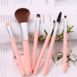 image-Set Of 6 Loose Powder Blush Eye Shadow Brush Stick