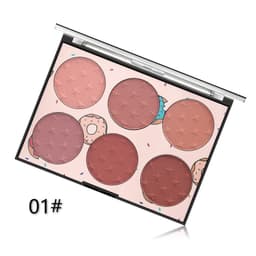 image-Six-color Blush Natural Skin-friendly Rouge Makeup
