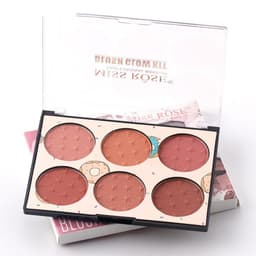 image-Six-color Blush Natural Skin-friendly Rouge Makeup