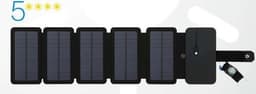 image-Outdoor Folding Solar Panel Charger Portable 5V 2.1A USB Output Devices Camp Hiking Backpack Travel Power Supply For Smartphones