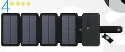 image-Outdoor Folding Solar Panel Charger Portable 5V 2.1A USB Output Devices Camp Hiking Backpack Travel Power Supply For Smartphones