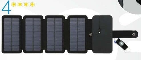 image-Outdoor Folding Solar Panel Charger Portable 5V 2.1A USB Output Devices Camp Hiking Backpack Travel Power Supply For Smartphones