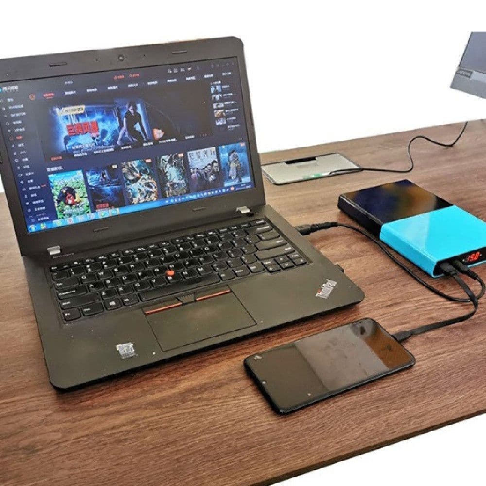 image-Solderless Laptop Mobile Power Supply With Battery Box