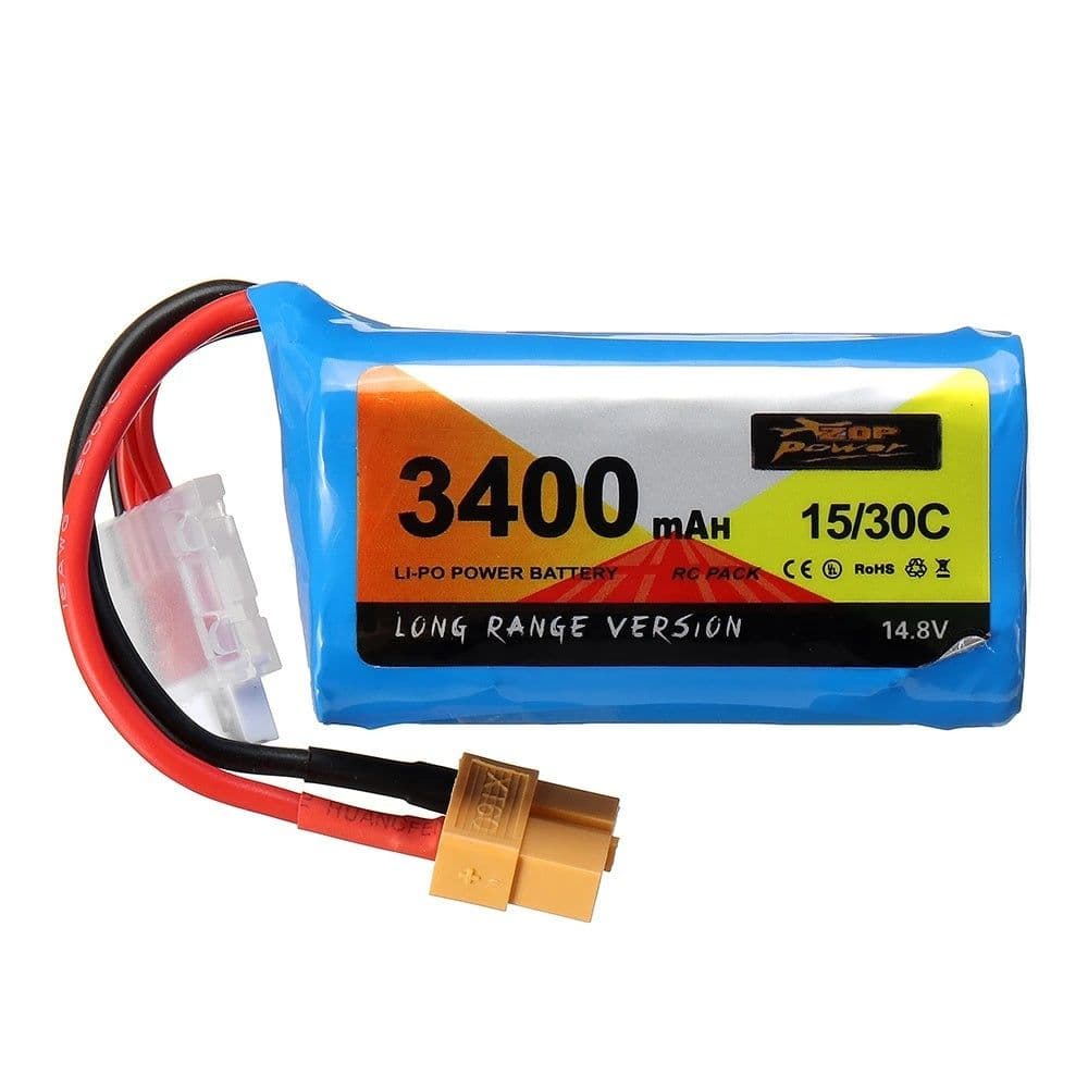 image-ZOPPower14.8 V3400mAh15C 30 C4s Lithium Ion Batteries