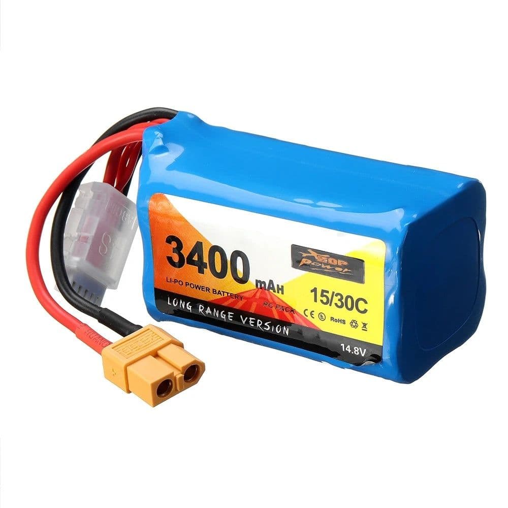 image-ZOPPower14.8 V3400mAh15C 30 C4s Lithium Ion Batteries