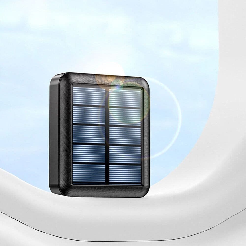 image-Portable 5000mah Solar Power Bank USB Pack Battery Charger For Outdoor Camping