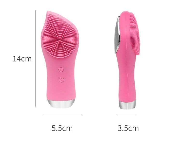 image-Cleansing Device Pore Cleaner Electric Silicone Cleansing Device To Blackheads