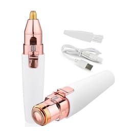 image-USB Charging Lipstick Shaver 2 In 1 Mini Electric Eyebrow Trimmer Facial Shaver Hair Removal Instrument