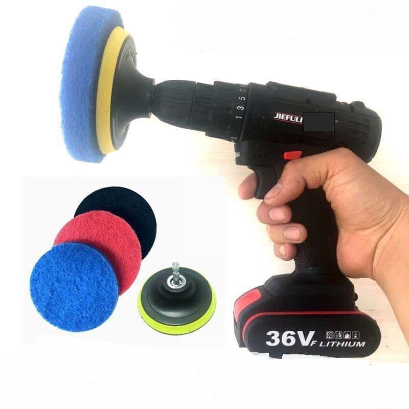 image-Electric Scouring Pad, Electric Cleaning Brush, Floor Tile Cleaning Artifact