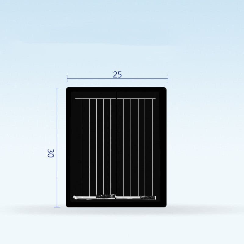 image-DIY Solar Panel Polycrystalline 1V80MA Epoxy Solar Panel Power Generation Charging Board Photovoltaic Power Supply DC Small Motor