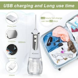 image-Water Flossing Dental Cleaning Machine Portable Electric Household Oral Cleaning