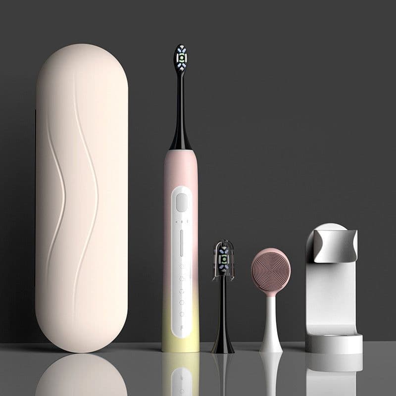 image-Intelligent Whitening Electric Toothbrush, Multi-position, No Copper and Soft Bristles