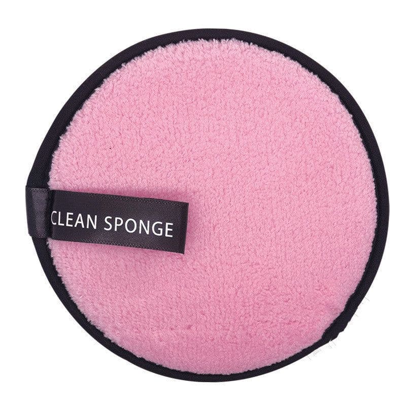 image-Magic Lazy Water Makeup Remover Powder Puff Short Hair Round Face Wash Makeup Remover Sponge