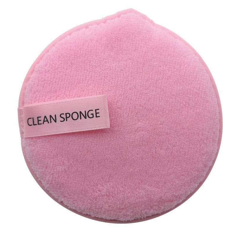 image-Magic Lazy Water Makeup Remover Powder Puff Short Hair Round Face Wash Makeup Remover Sponge