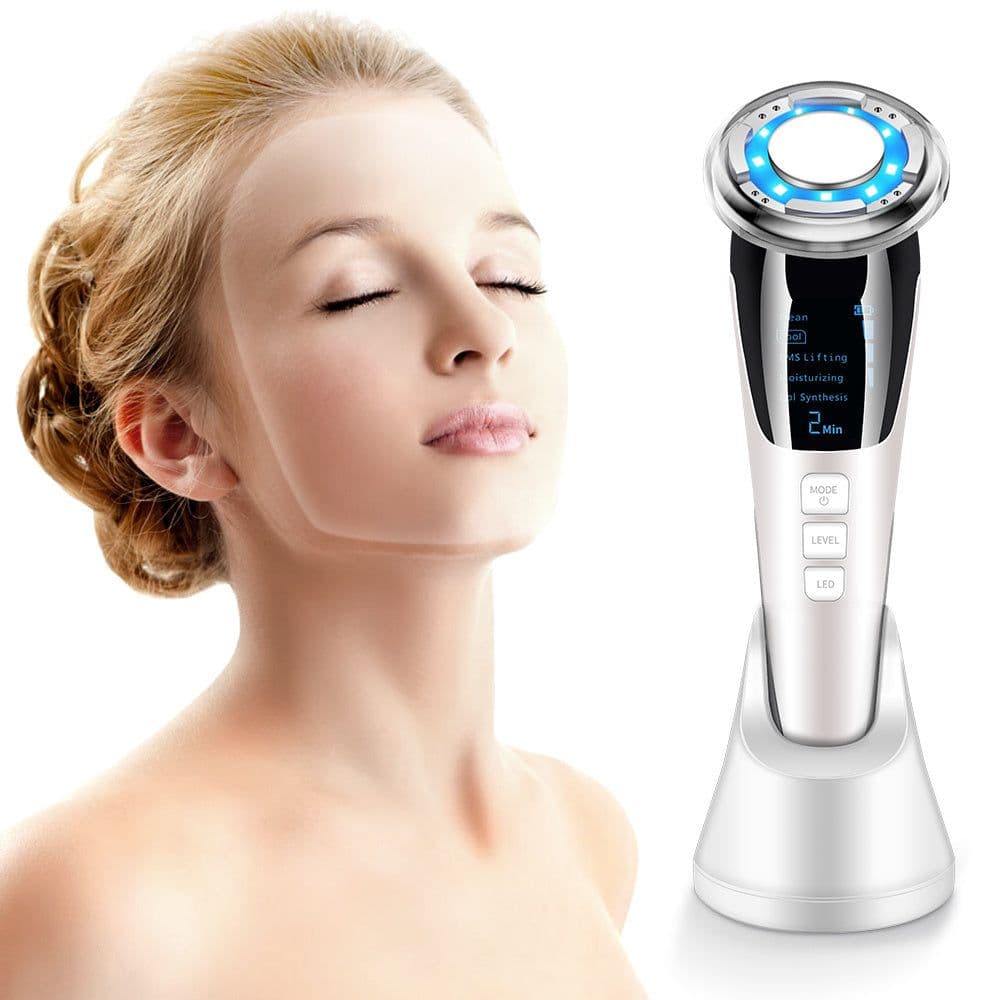 image-Cold And Hot Color Photoelectron Lead-In Instrument, Facial Massage And Beauty Instrument