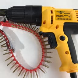 image-Automatic Nail Feeding Screw Grab Rechargeable Electric Chain Belt Screw Machine