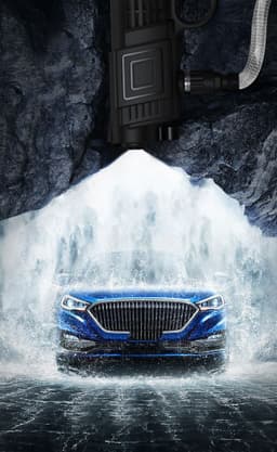 image-High pressure car washing machine wireless lithium battery portable water gun