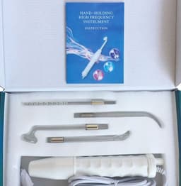 image-4 In 1 High Frequency Electrotherapy Electrode Lamp Acne Stick Skin Care Spot Acne Removal Facial Spa Beauty Machine