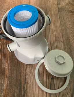 image-Swimming Pool Electric Filter Pump Large Pool Water Filter 300 Gallon Household Pool Cleaner Circulating Pump