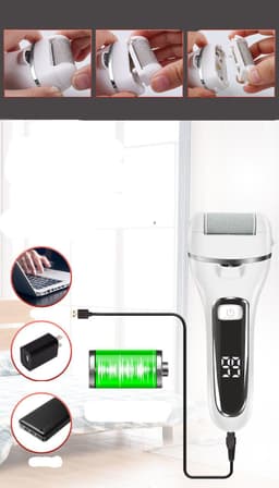 image-Electric Foot Sharpener To Remove Dead Skin And Whole Body Waterproof