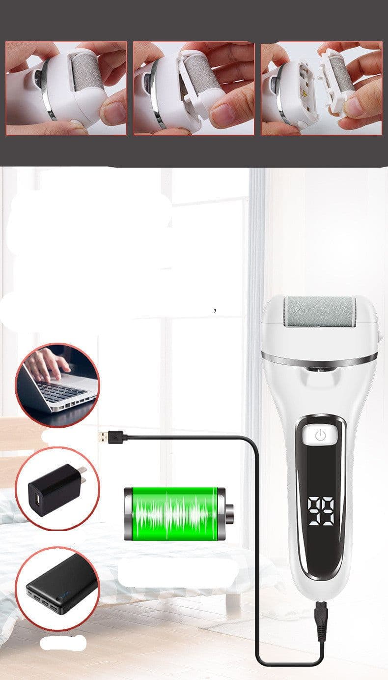 image-Electric Foot Sharpener To Remove Dead Skin And Whole Body Waterproof