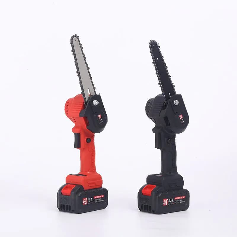 image-Cordless Handheld Rechargeable Garden Tool Six-Inch Brushless Lithium Battery Chain Saw