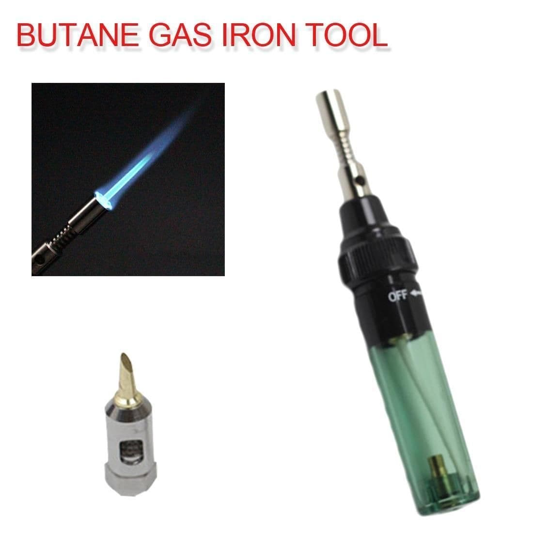 image-Pen Shaped Cordless Torch DIY Butane Gas Soldering Solder