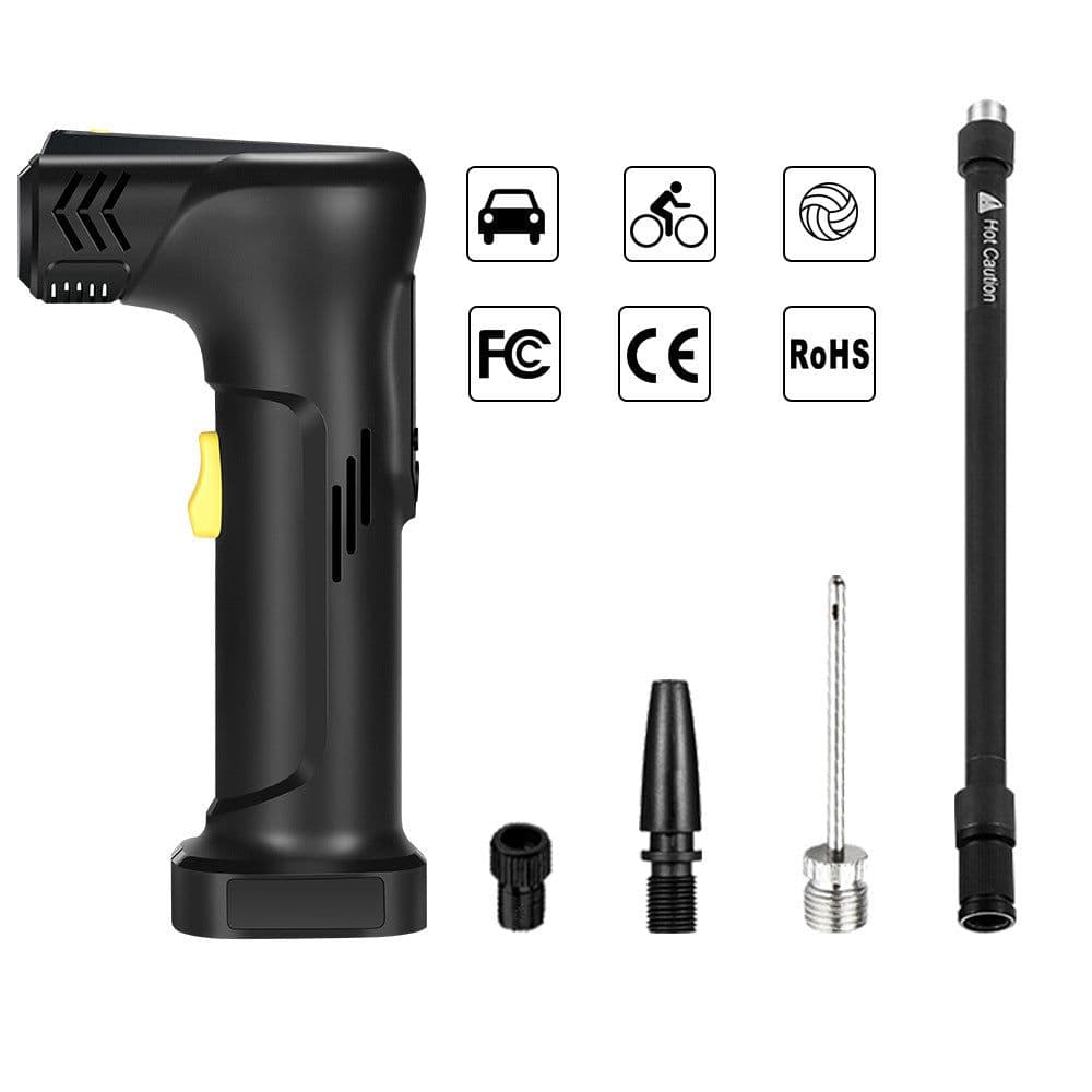 image-New Wireless Digital Display Car Motorcycle Bicycle Tire Pump 6000Mah Electric Car Air Pump