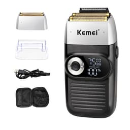 image-Large Capacity Lithium Battery LCD Display Two-In-One Stainless Steel Blade Shaver