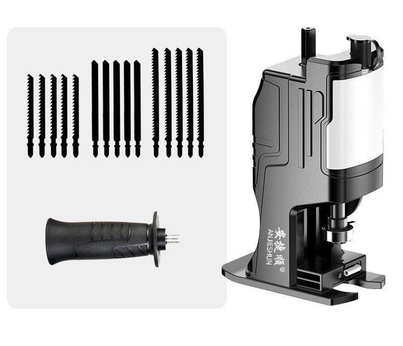image-Electric Drill Variable Reciprocating Saw Adapter Household Small Electric Saw Hand-Held Multifunctional Electric Saw Woodworking Cutting Saber Saw