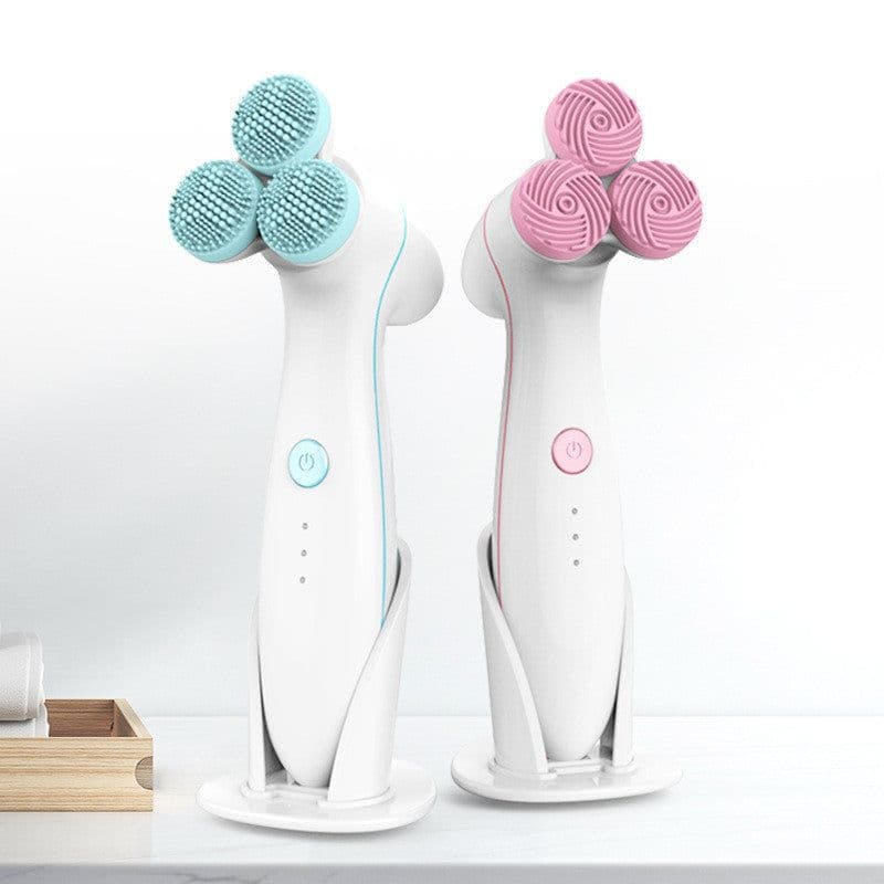 image-3D Smart Massage Cleanser Electric Cleanser Electric Silicone Facial Cleanser