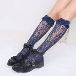 image-Anime Stockings Korean Cute Soft Girl Lace Socks