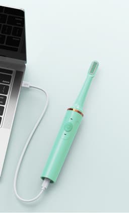 image-Electric Toothbrush Adult Waterproof Automatic Tooth Brushing Device Soft Sonic Couple Electric Toothbrush Rechargeable