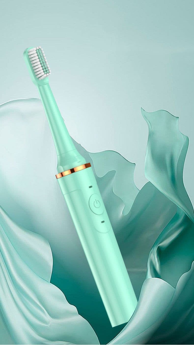 image-Electric Toothbrush Adult Waterproof Automatic Tooth Brushing Device Soft Sonic Couple Electric Toothbrush Rechargeable