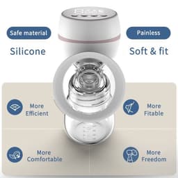 image-Electric Breast Pump Automatic Milking Device Integrated Breast Pump