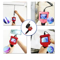 image-Handheld 2.4 Inch With Screen 5.5mm Endoscope Camera Industrial Pipeline Auto Repair Unlock Tool