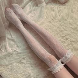image-Thin Women's Long Tube Over The Knee Socks