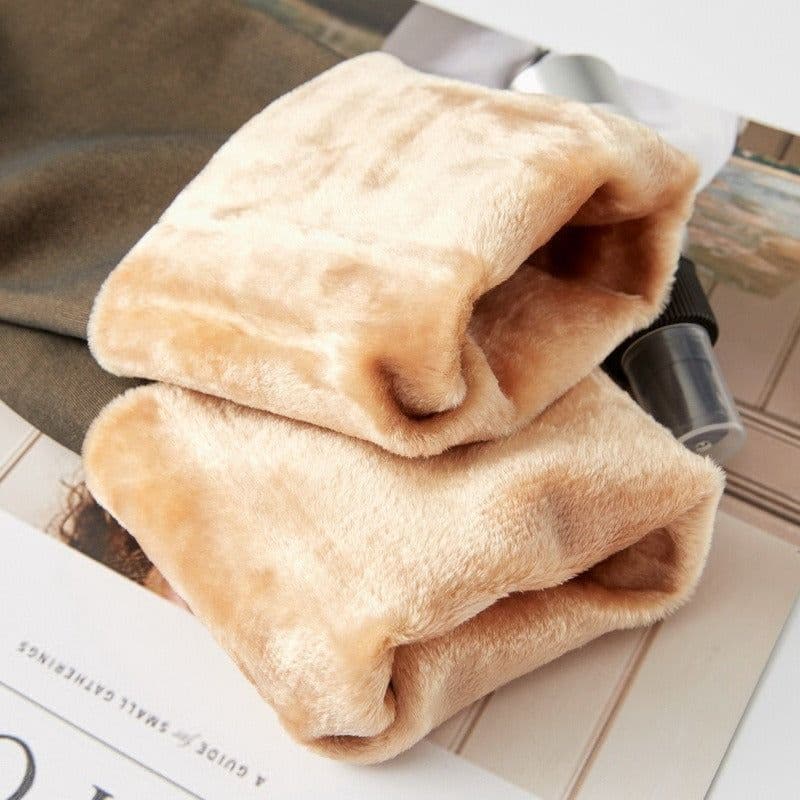 image-Fake Translucent Plus Size Leggings Fleece Lined Tights Fall And Winter Warm Fleece Pantyhose Women Fleece Lined Pantyhose Thermal Winter Tights