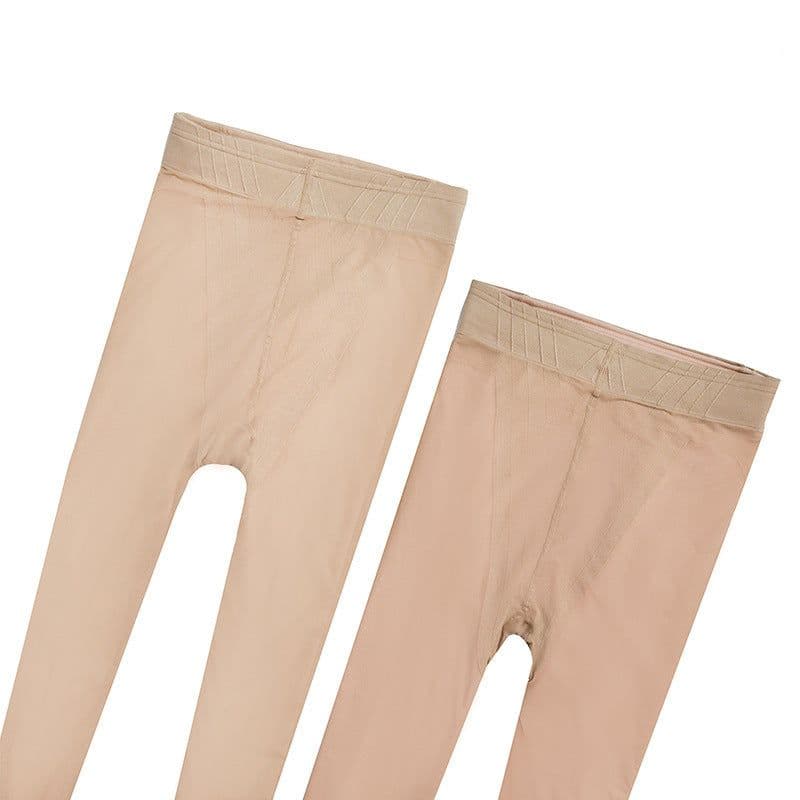image-Double Bare Leg Socks Artifact Autumn Winter Pantyhose