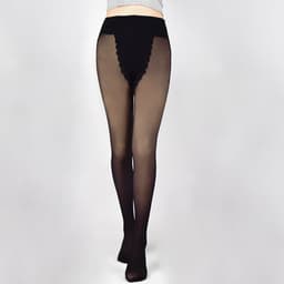 image-Double Bare Leg Socks Artifact Autumn Winter Pantyhose
