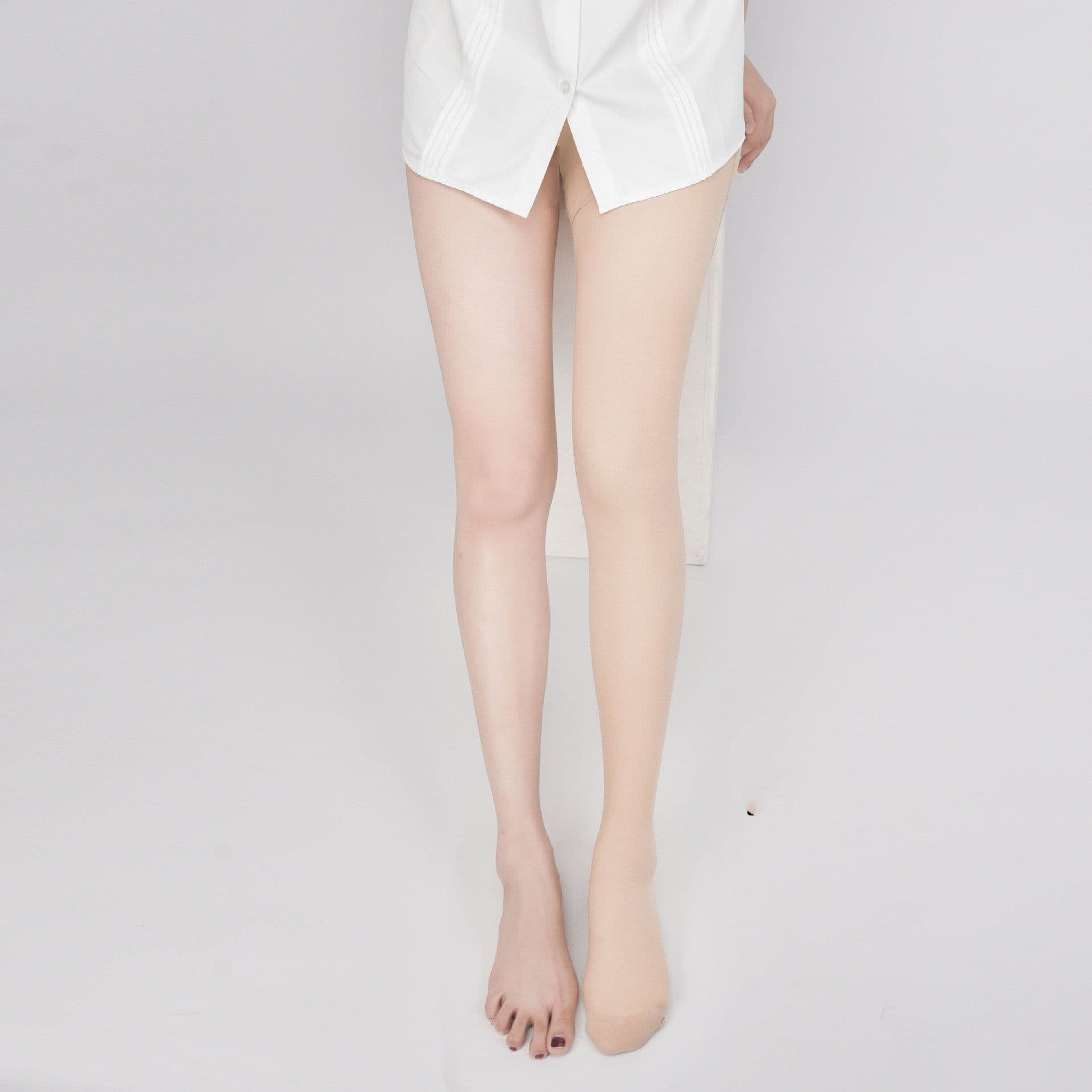 image-Double Bare Leg Socks Artifact Autumn Winter Pantyhose