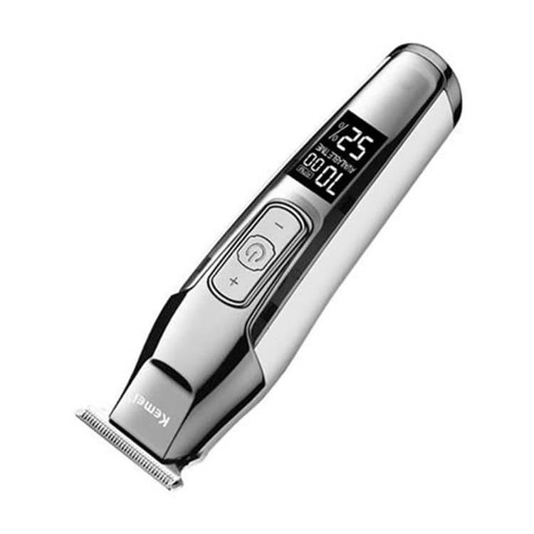 image-Barber Scissors LCD Display Oil Head Engraving Scissors