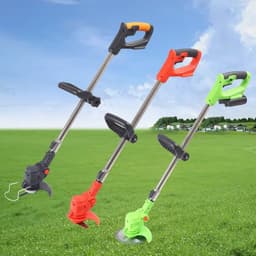 image-Lithium Mower Handheld Rechargeable Weeder Foldable Mower