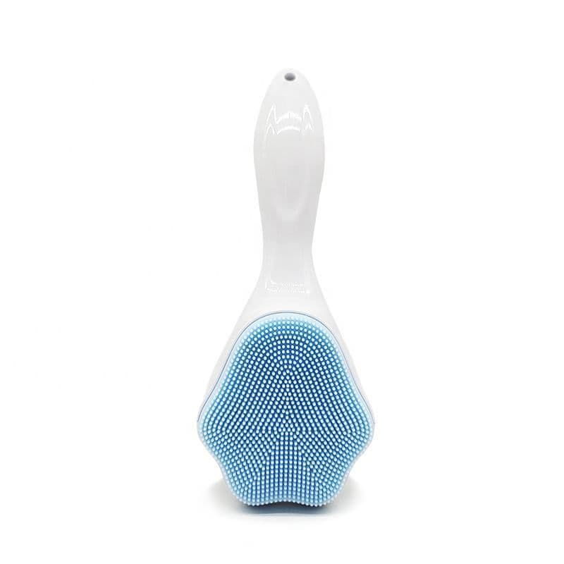 image-Handheld Silicone Face Scrubber Exfoliator, Face Brushes For Cleansing And Exfoliating, Manual Facial Cleansing Brush, Gentle Soft Face Wash Brush For Sensitive, Delicate, Dry Skin