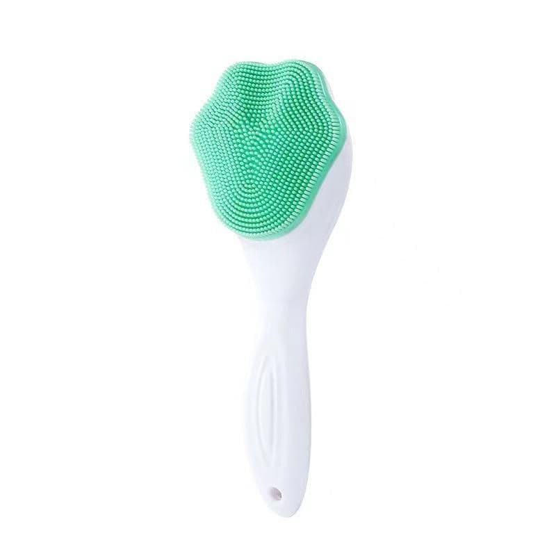 image-Handheld Silicone Face Scrubber Exfoliator, Face Brushes For Cleansing And Exfoliating, Manual Facial Cleansing Brush, Gentle Soft Face Wash Brush For Sensitive, Delicate, Dry Skin