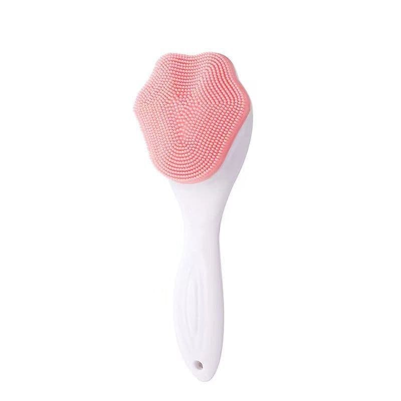 image-Handheld Silicone Face Scrubber Exfoliator, Face Brushes For Cleansing And Exfoliating, Manual Facial Cleansing Brush, Gentle Soft Face Wash Brush For Sensitive, Delicate, Dry Skin