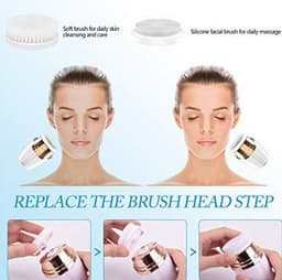 image-Facial Cleaning Brush Silicone Cleanser